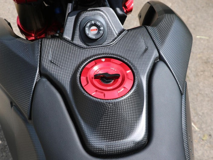 CNC RACING TS102 Ducati Hypermotard 698 Mono (2024+) Fuel Tank Cap – Accessories in the Factory Racing Motorcycle Aftermarket Accessories and Parts Online Shop