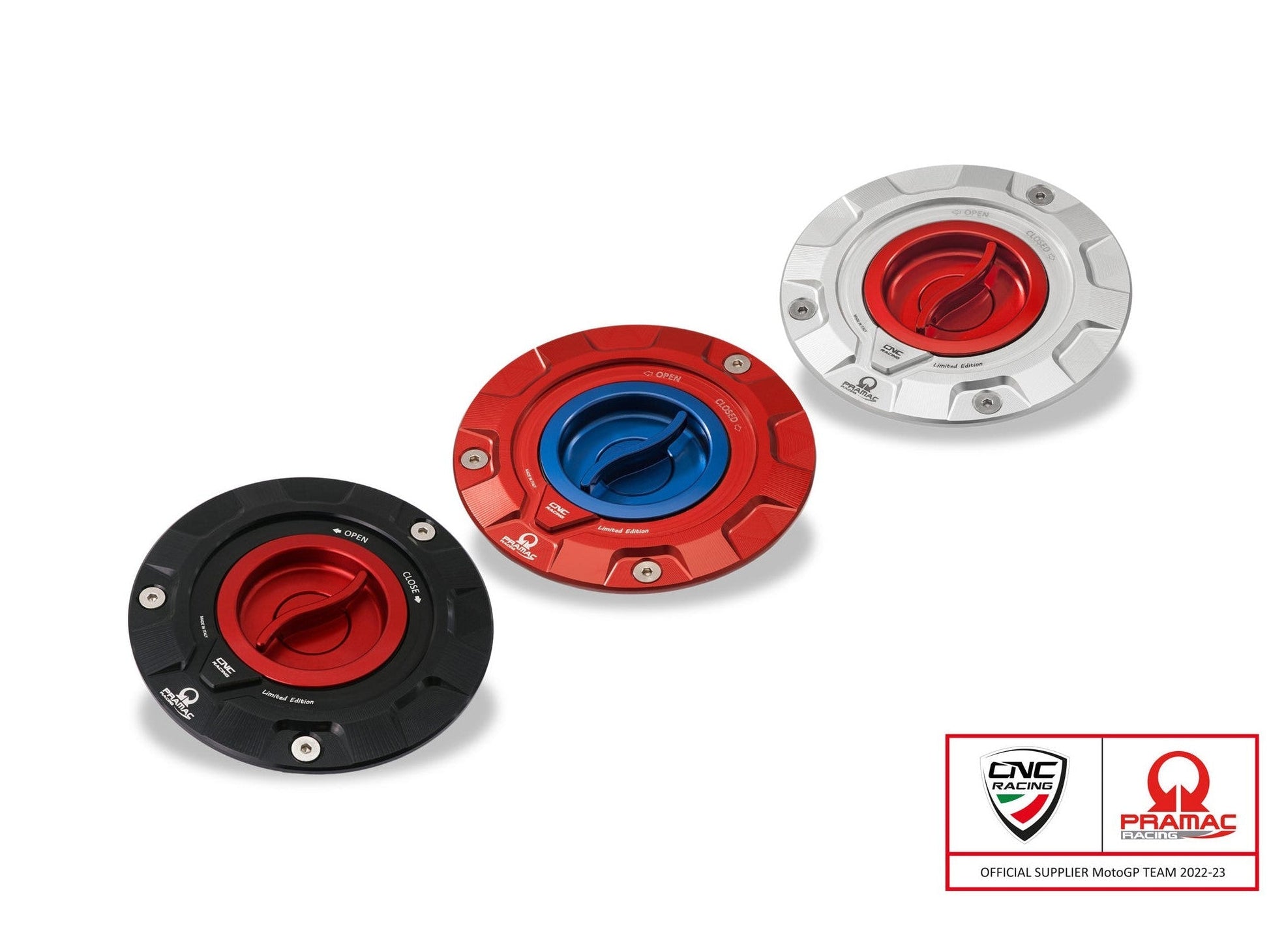 TS423PR - CNC RACING Ducati / MV Agusta Fuel Tank Cap (Pramac edition) – Accessories in the Factory Racing Motorcycle Aftermarket Accessories and Parts Online Shop