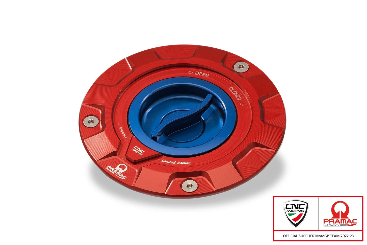 TS423PR - CNC RACING Ducati / MV Agusta Fuel Tank Cap (Pramac edition) – Accessories in the Factory Racing Motorcycle Aftermarket Accessories and Parts Online Shop