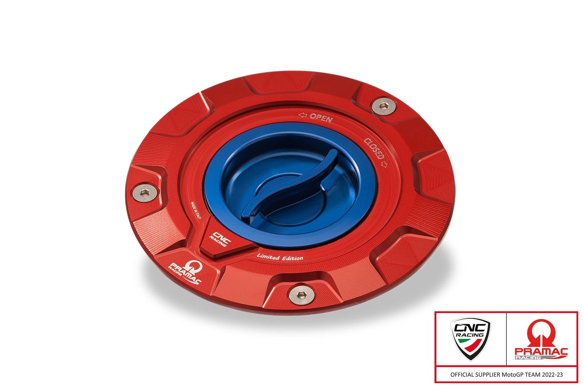 TS423PR - CNC RACING Ducati / MV Agusta Fuel Tank Cap (Pramac edition) – Accessories in the Factory Racing Motorcycle Aftermarket Accessories and Parts Online Shop