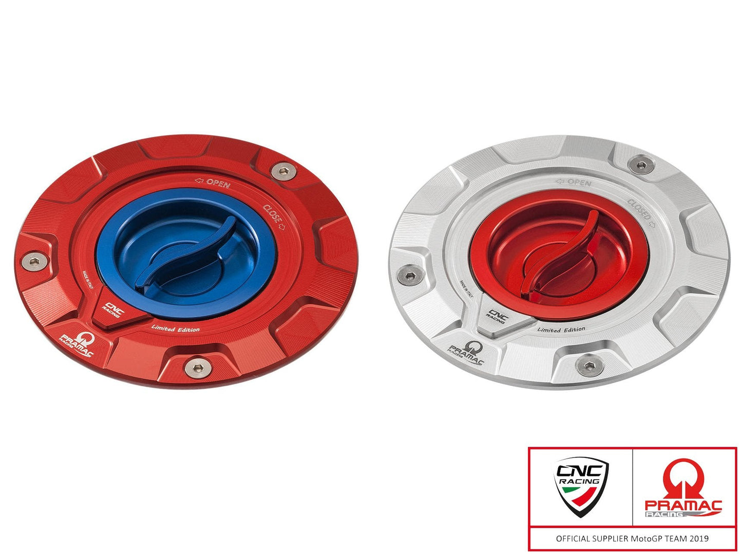 TS423PR - CNC RACING Ducati / MV Agusta Fuel Tank Cap (Pramac edition) – Accessories in the Factory Racing Motorcycle Aftermarket Accessories and Parts Online Shop
