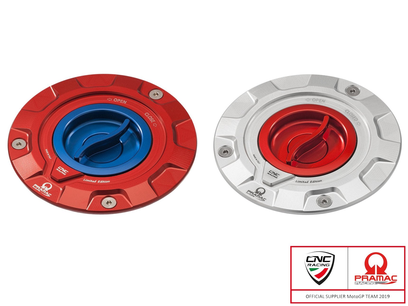 TS423PR - CNC RACING Ducati / MV Agusta Fuel Tank Cap (Pramac edition) – Accessories in the Factory Racing Motorcycle Aftermarket Accessories and Parts Online Shop