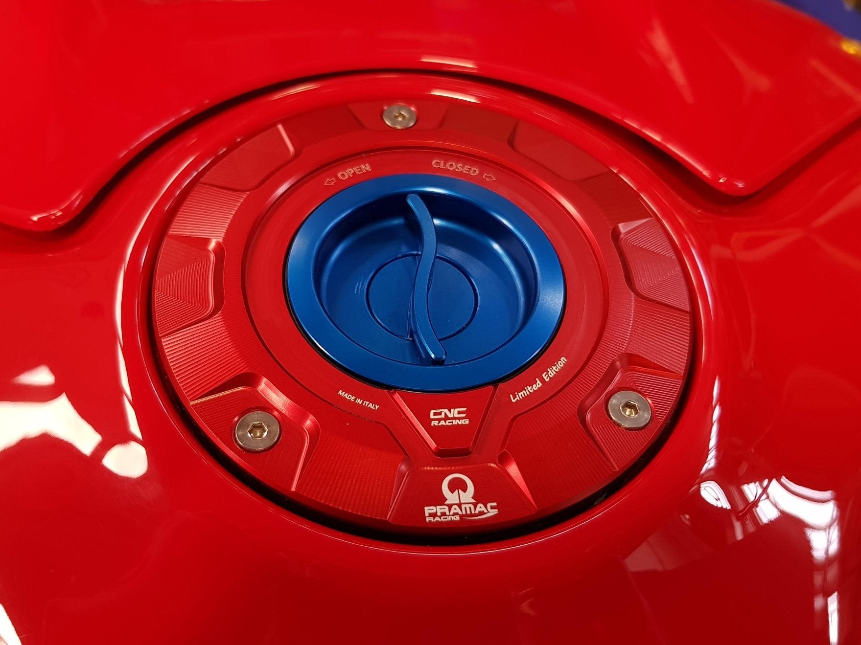 TS423PR - CNC RACING Ducati / MV Agusta Fuel Tank Cap (Pramac edition) – Accessories in the Factory Racing Motorcycle Aftermarket Accessories and Parts Online Shop