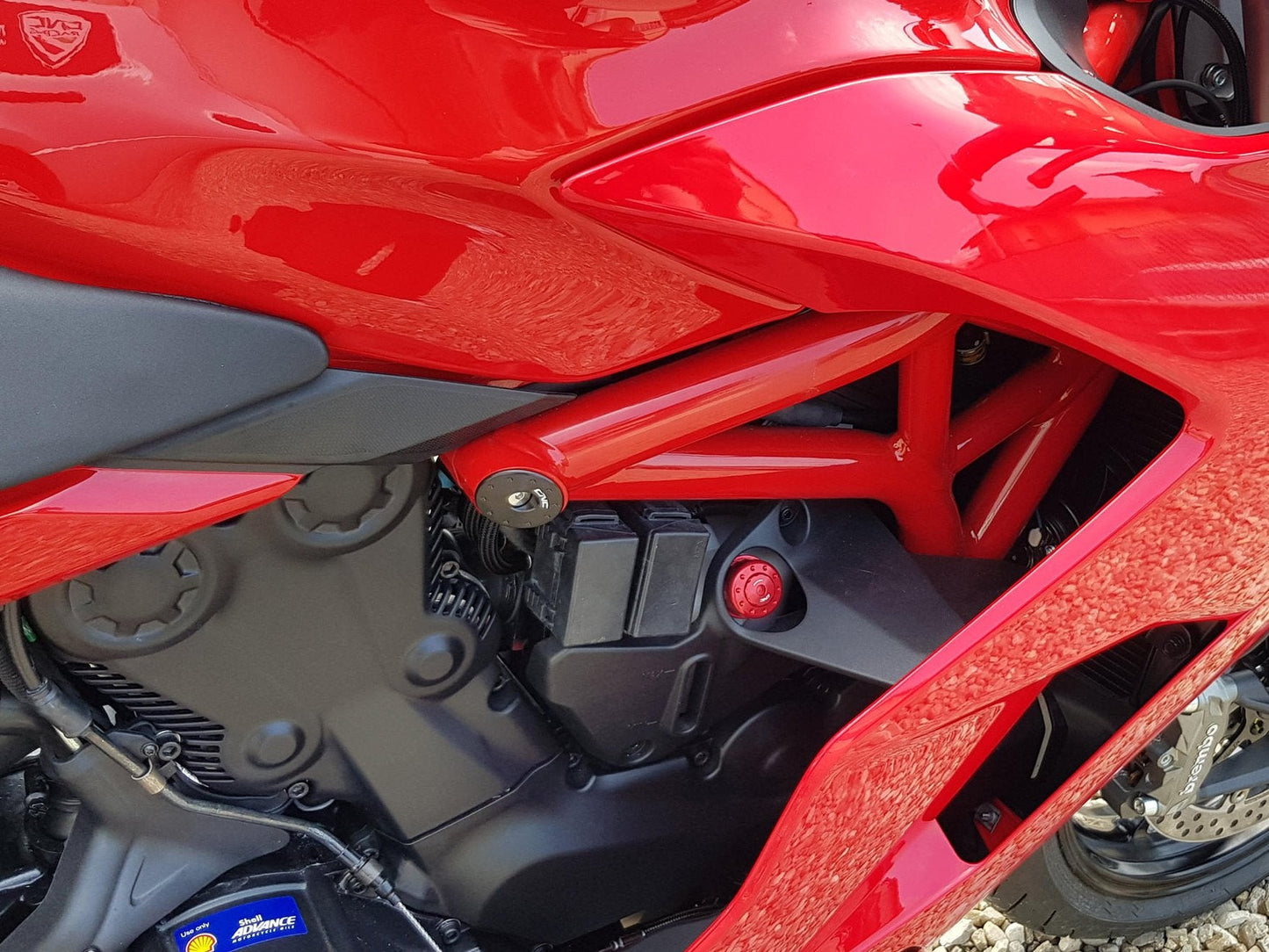 TT345 - CNC RACING Ducati SuperSport 939 Frame Plugs – Accessories in the Factory Racing Motorcycle Aftermarket Accessories and Parts Online Shop