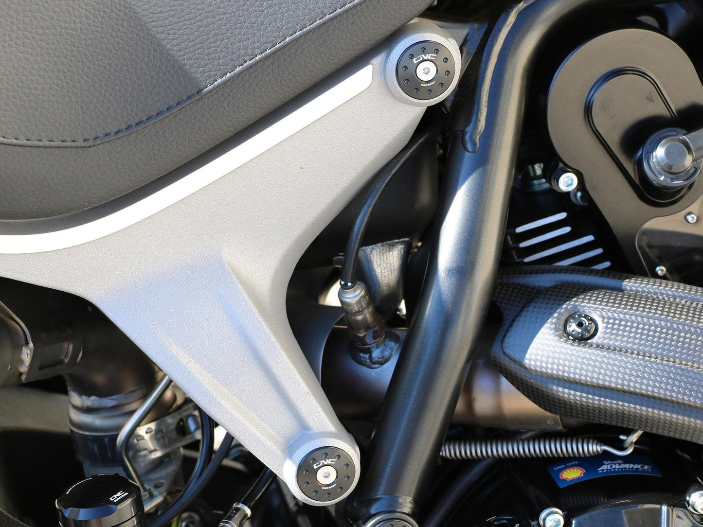 TT351 - CNC RACING Ducati Scrambler 1100 (2018+) Rear Frame Plugs – Accessories in the Factory Racing Motorcycle Aftermarket Accessories and Parts Online Shop