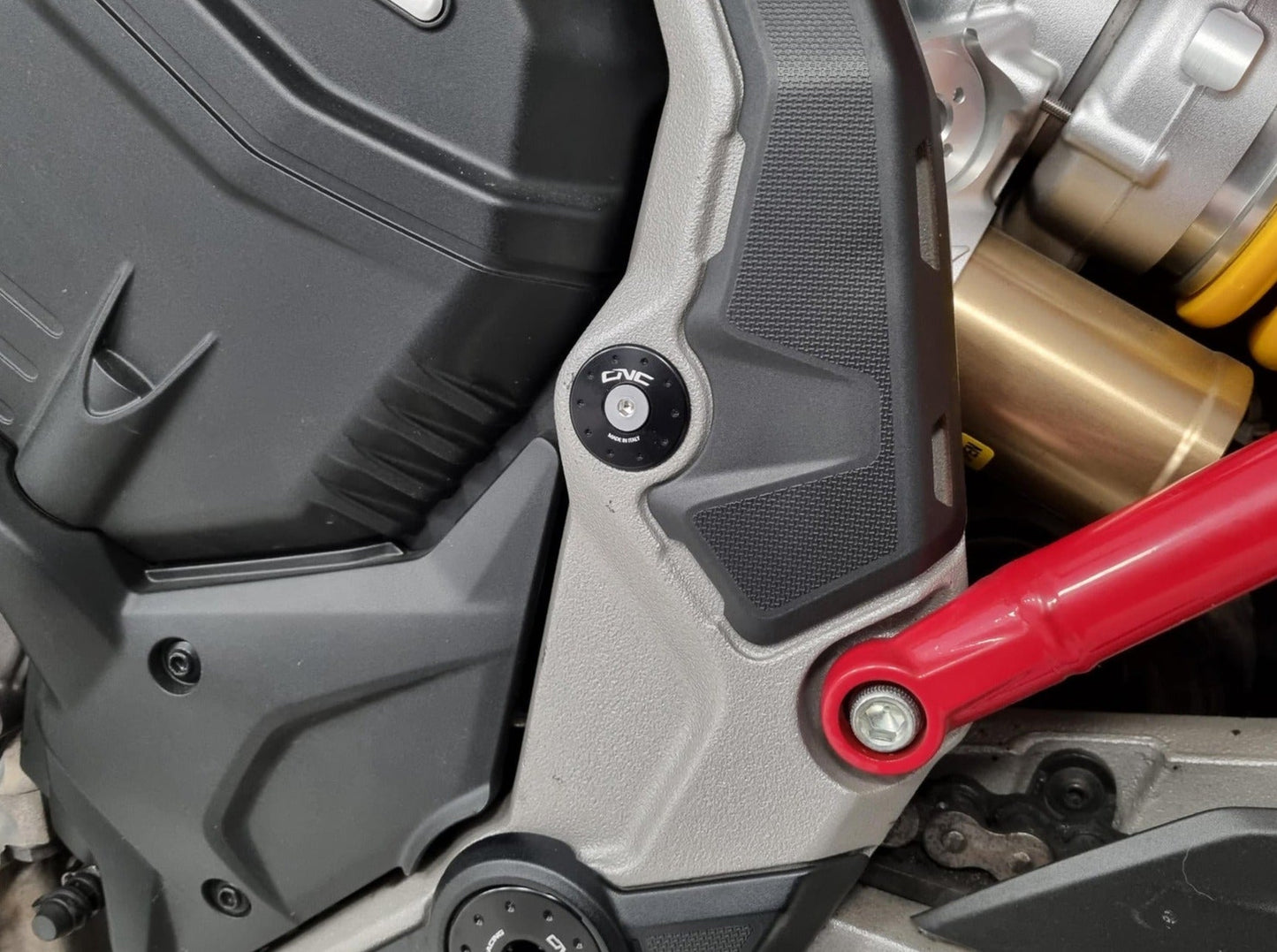 TT371 - CNC RACING Ducati Multistrada V4 (2021+) Frame Plugs (small holes set) – Accessories in the Factory Racing Motorcycle Aftermarket Accessories and Parts Online Shop
