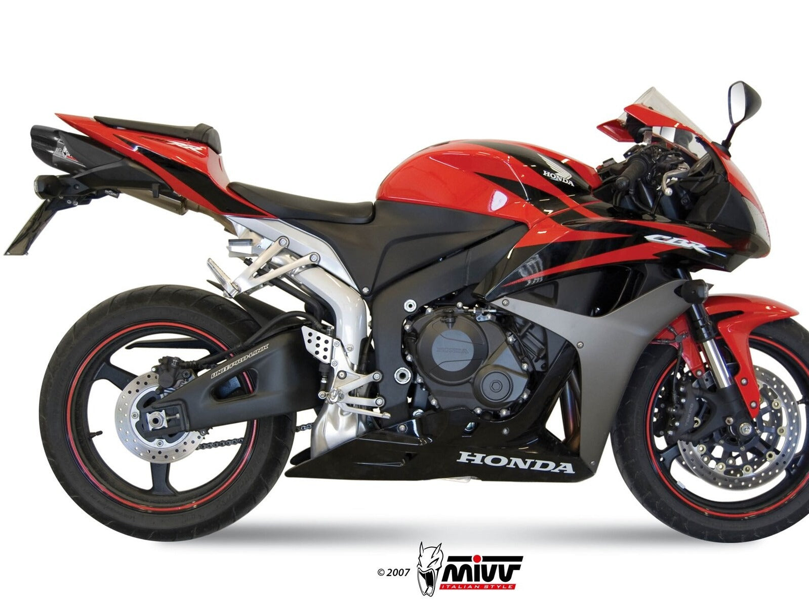 MIVV UH.037 HONDA CBR 600 RR ( 2007 / 16) Underseat Slip On Exhaust "Suono" (stainless steel; approved) – Accessories in the 2WheelsHero Motorcycle Aftermarket Accessories and Parts Online Shop