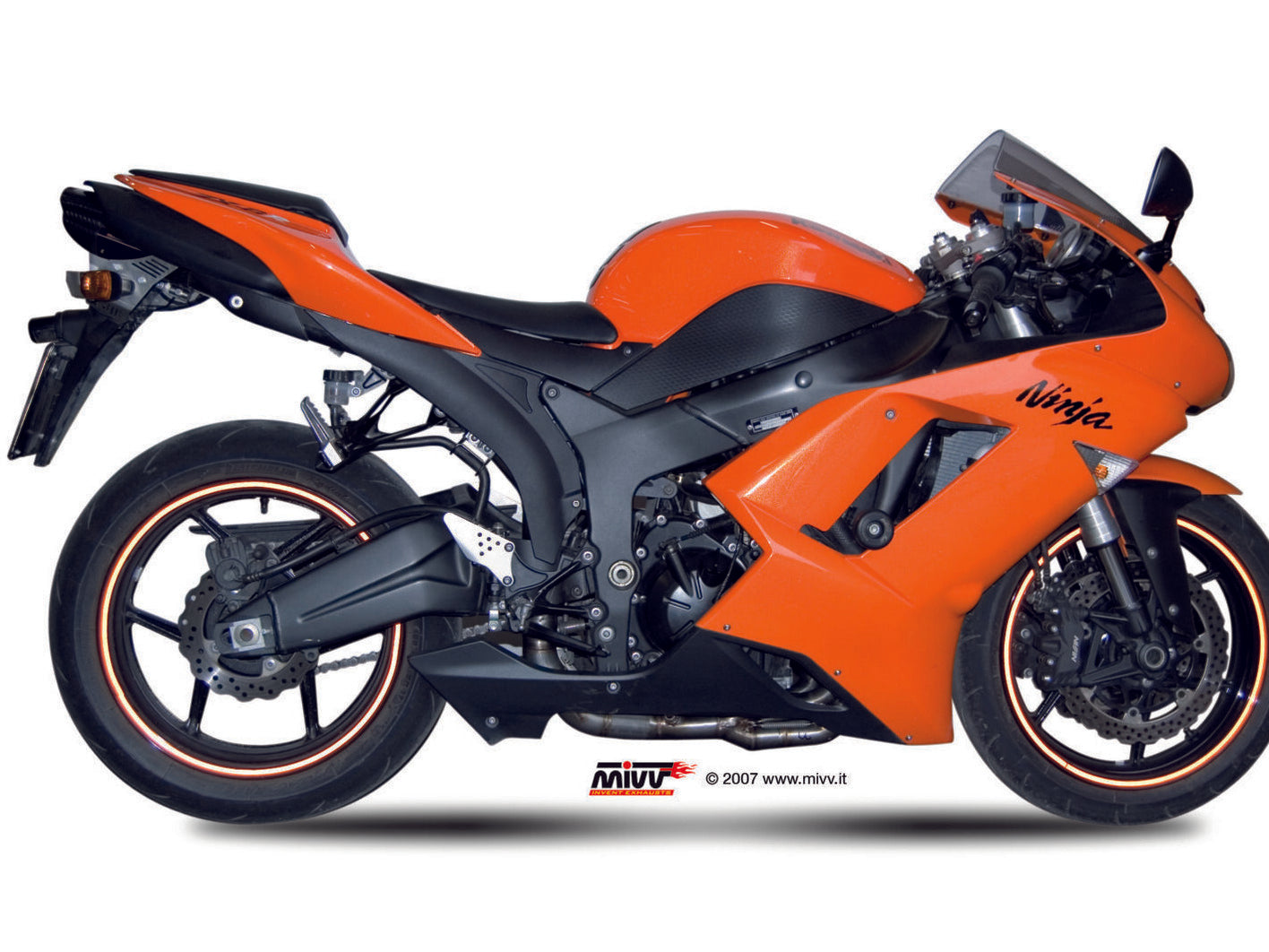 MIVV UK.019 KAWASAKI ZX-6 R ( 2007 - 08 ) Slip-on Underseat Exhaust "Suono" (black; approved) – Accessories in the 2WheelsHero Motorcycle Aftermarket Accessories and Parts Online Shop