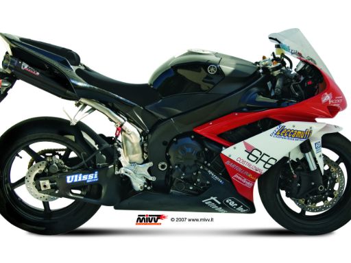 MIVV UY.027 YAMAHA YZF 1000 R1 (2007 - 2008) Underseat Dual Slip-on Exhaust "SUONO" (Black; approved) – Accessories in the 2WheelsHero Motorcycle Aftermarket Accessories and Parts Online Shop