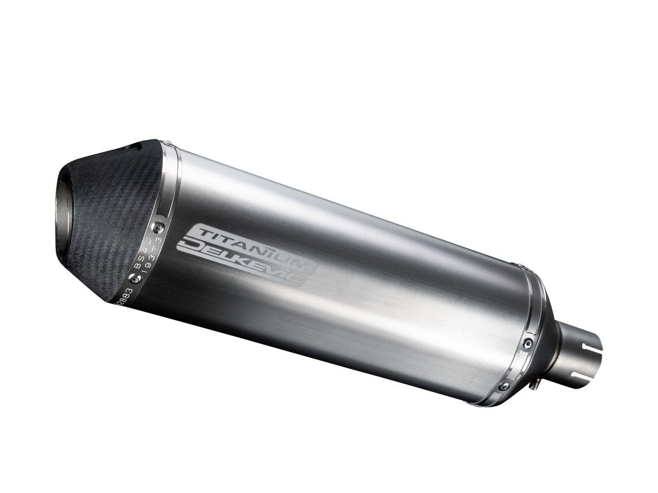 DELKEVIC Ducati Supersport 939 (17/20) De-Cat Slip-on Exhaust 13.5" X-Oval Titanium