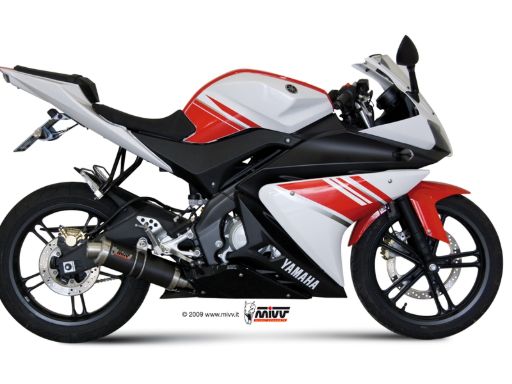 MIVV Y.030 YAMAHA YZF R125 (2008 - 2013) Full System Exhaust "GP" (Carbon; approved) – Accessories in the 2WheelsHero Motorcycle Aftermarket Accessories and Parts Online Shop