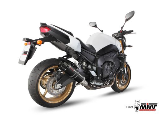 MIVV Y.033 YAMAHA FZ8 / FAZER 8 (2010 - 2016) Slip On Exhaust "GP" (Black + Crabon Cap; approved) – Accessories in the 2WheelsHero Motorcycle Aftermarket Accessories and Parts Online Shop