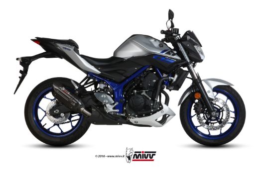 MIVV Y.055 YAMAHA MT-03 (2016 - ) Slip On Exhaust "SUONO" (Black; approved) – Accessories in the 2WheelsHero Motorcycle Aftermarket Accessories and Parts Online Shop