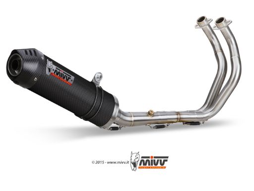 MIVV Y.058 YAMAHA TRACER 7 / 700 / GT (2016 - ) Full System Exhaust "OVAL" (Carbon + Carbon Cap; approved) – Accessories in the 2WheelsHero Motorcycle Aftermarket Accessories and Parts Online Shop