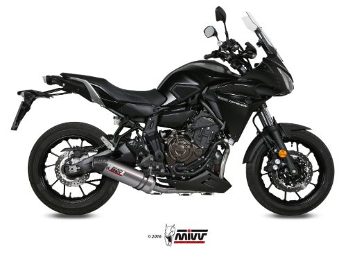 MIVV Y.058 YAMAHA TRACER 7 / 700 / GT (2016 - ) Full System Exhaust "OVAL" (Titanium+ Carbon Cap; approved) – Accessories in the 2WheelsHero Motorcycle Aftermarket Accessories and Parts Online Shop