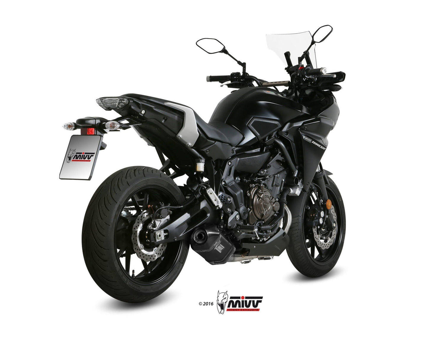 MIVV Y.058 YAMAHA TRACER 7 / 700 / GT (2016 - ) Full System Exhaust "SPEED EDGE" (Black; approved) – Accessories in the 2WheelsHero Motorcycle Aftermarket Accessories and Parts Online Shop