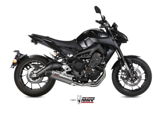 MIVV Y.042 YAMAHA MT-09 / SP / FZ-09 (2013 - 2020) Full System Exhaust "OVAL" (Titanium+ Carbon Cap; approved) – Accessories in the 2WheelsHero Motorcycle Aftermarket Accessories and Parts Online Shop