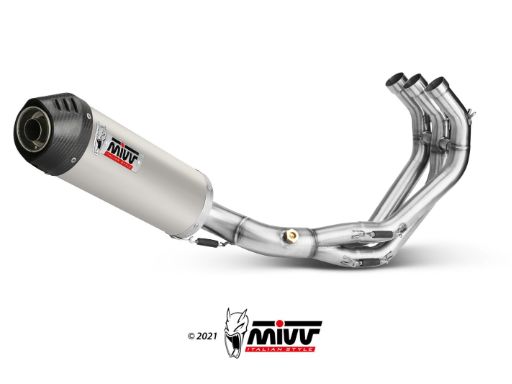 MIVV Y.049 YAMAHA TRACER 900 / TRACER 900 GT / FJ-09 (2015 - 2020) Full System Exhaust "OVAL" (Titanium+ Carbon Cap; approved) – Accessories in the 2WheelsHero Motorcycle Aftermarket Accessories and Parts Online Shop