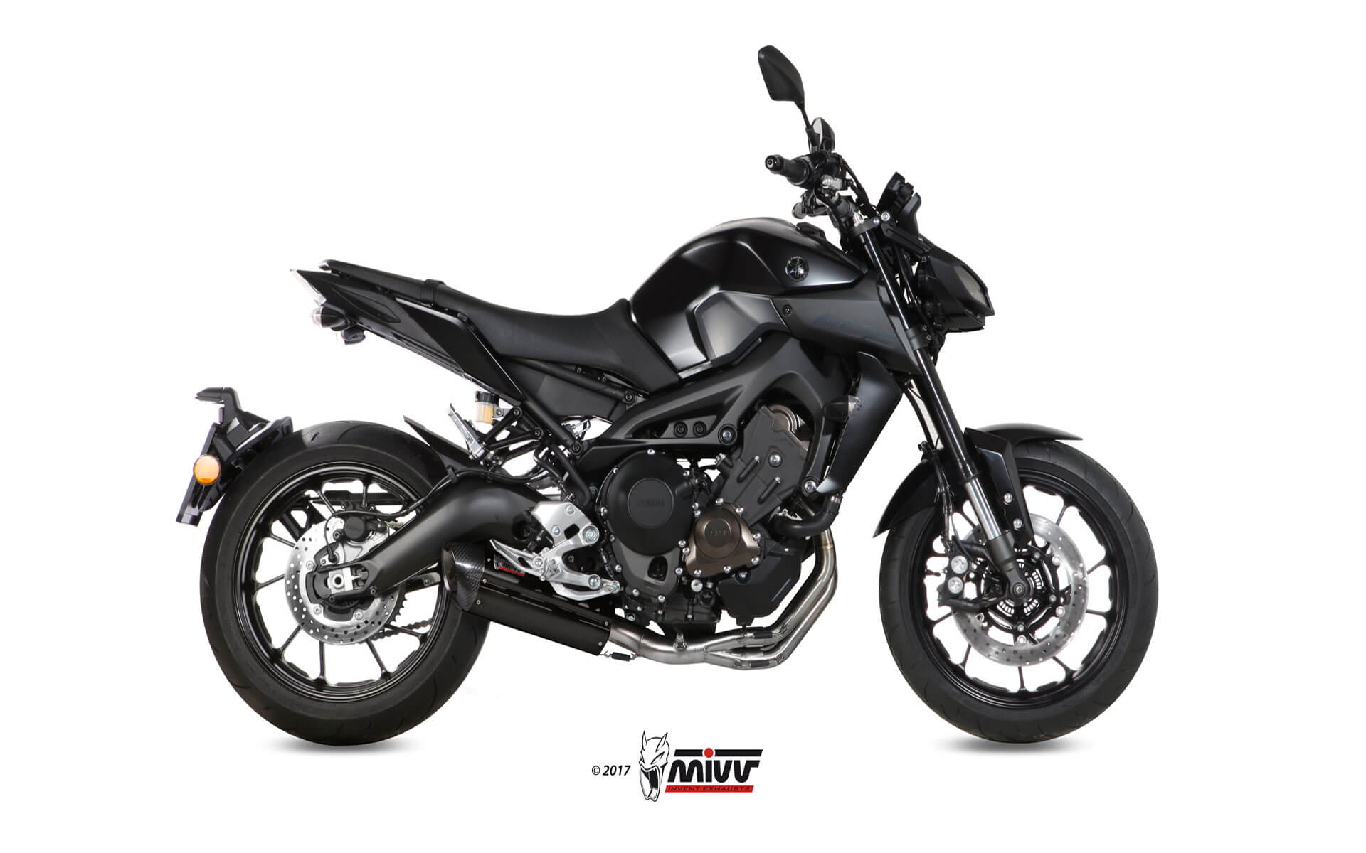 MIVV Y.042 YAMAHA MT-09 / SP / FZ-09 (2013 - 2020) Full System Exhaust "SUONO" (Black; approved) – Accessories in the 2WheelsHero Motorcycle Aftermarket Accessories and Parts Online Shop