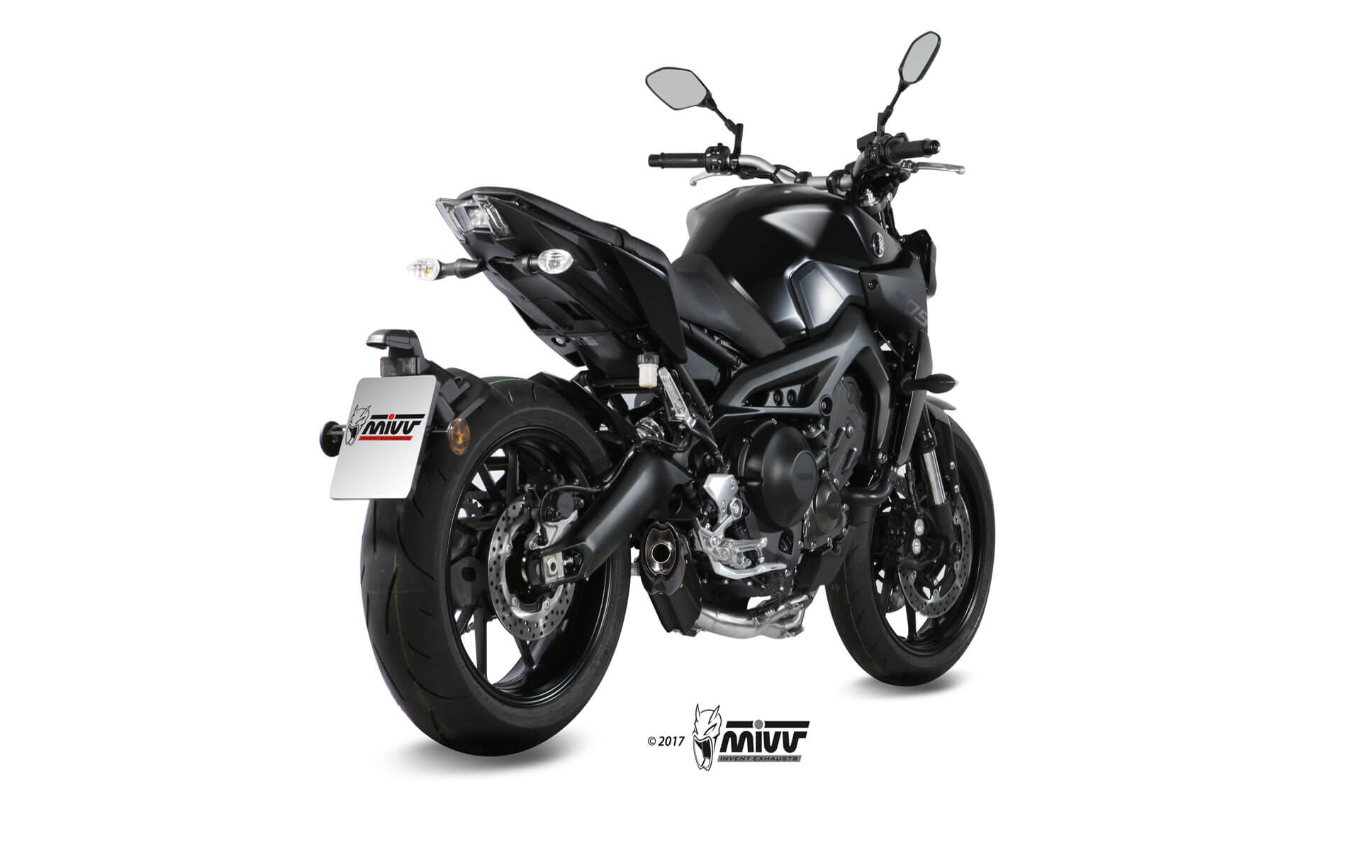 MIVV Y.042 YAMAHA MT-09 / SP / FZ-09 (2013 - 2020) Full System Exhaust "SUONO" (Black; approved) – Accessories in the 2WheelsHero Motorcycle Aftermarket Accessories and Parts Online Shop
