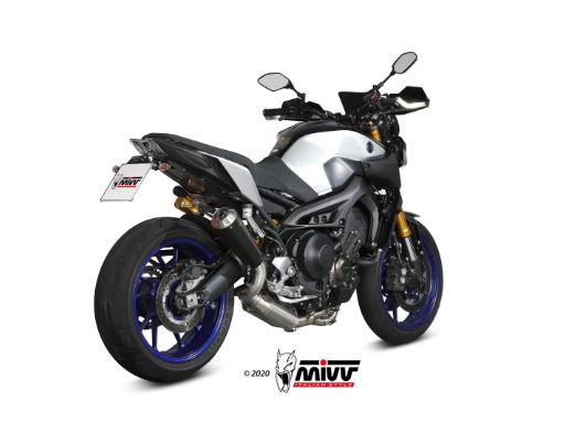 MIVV Y.060 YAMAHA MT-09 / SP / FZ-09 (2013 - 2020) Full System Exhaust "X-M1" (Black; approved) – Accessories in the 2WheelsHero Motorcycle Aftermarket Accessories and Parts Online Shop