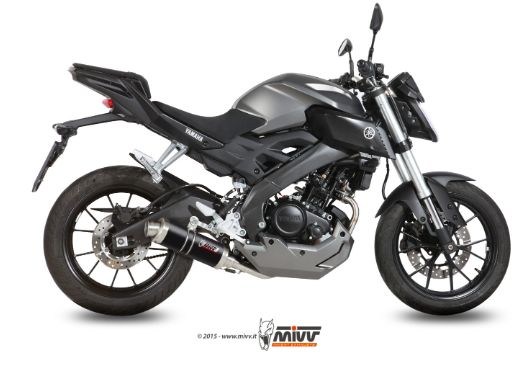 MIVV Y.047 YAMAHA MT-125 / YZF R125 (2014 - 2019) Full System Exhaust "GP" ( Black; approved) – Accessories in the 2WheelsHero Motorcycle Aftermarket Accessories and Parts Online Shop