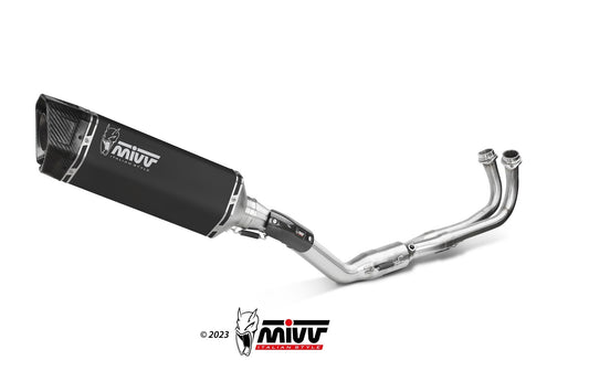 MIVV Y.073 YAMAHA T-MAX 560 (2022 - ) Full System Exhaust "SR-1" (BLACK ; approved) – Accessories in the 2WheelsHero Motorcycle Aftermarket Accessories and Parts Online Shop