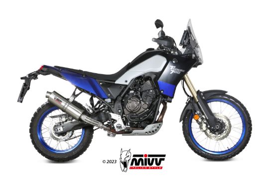 MIVV Y.064 YAMAHA TENERE' 700 (2019 - ) SLIP-ON Exhaust "OVAL" (Stainless Steel; approved) – Accessories in the 2WheelsHero Motorcycle Aftermarket Accessories and Parts Online Shop