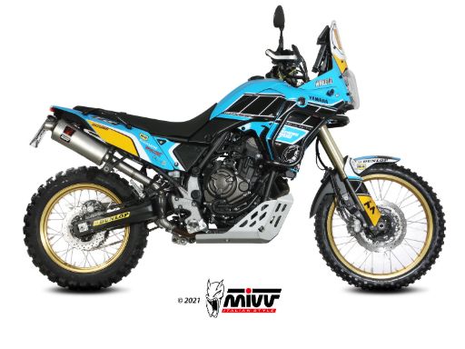 MIVV Y.064 YAMAHA TENERE' 700 (2019 - ) SLIP-ON high Exhaust "DAKAR" (Stainless Steel; approved) – Accessories in the 2WheelsHero Motorcycle Aftermarket Accessories and Parts Online Shop