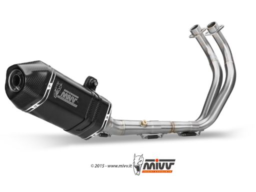 MIVV Y.058 YAMAHA TRACER 7 / 700 / GT (2016 - ) Full System Exhaust "SPEED EDGE" (Black; approved) – Accessories in the 2WheelsHero Motorcycle Aftermarket Accessories and Parts Online Shop