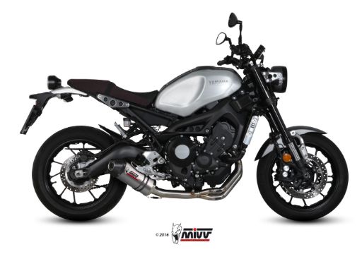 MIVV Y.054 YAMAHA XSR 900 (2016 - 2020) Full System Exhaust "OVAL" (Titanium+ Carbon Cap; approved) – Accessories in the 2WheelsHero Motorcycle Aftermarket Accessories and Parts Online Shop