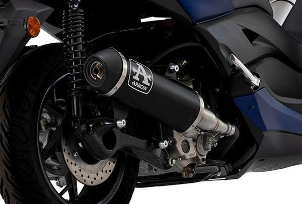 ARROW 53542ANN Yamaha Tricity 300 (2021+) Dark Aluminum Slip-on Exhaust "Urban" – Accessories in the 2WheelsHero Motorcycle Aftermarket Accessories and Parts Online Shop