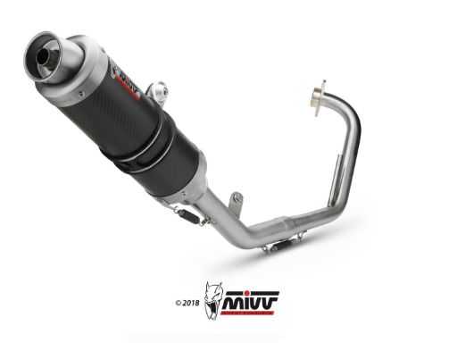 MIVV Y.030 YAMAHA YZF R125 (2008 - 2013) Full System Exhaust "GP" (Carbon; approved) – Accessories in the 2WheelsHero Motorcycle Aftermarket Accessories and Parts Online Shop
