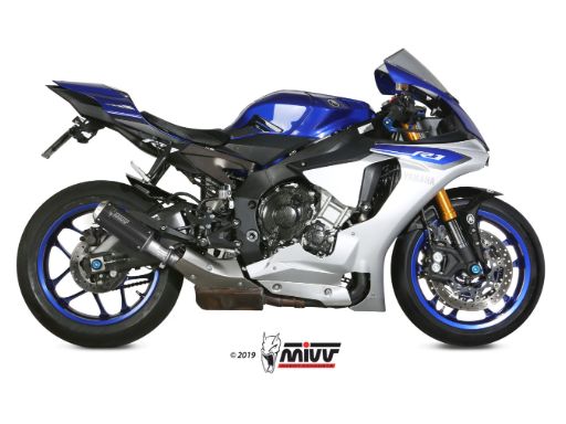 MIVV Y.050 YAMAHA YZF 1000 R1 (2015 - 2022) SLIP-ON Exhaust "MK3" (Carbon; approved) – Accessories in the 2WheelsHero Motorcycle Aftermarket Accessories and Parts Online Shop