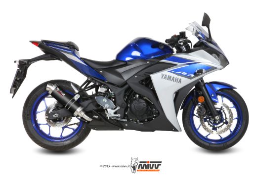 MIVV Y.048 YAMAHA YZF R3 / R25 (2015 - ) Slip On Exhaust "GP" (Carbon; approved) – Accessories in the 2WheelsHero Motorcycle Aftermarket Accessories and Parts Online Shop