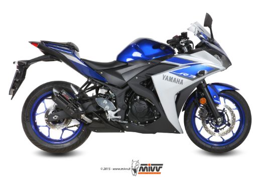 MIVV Y.048 YAMAHA YZF R3 / R25 (2015 - ) Slip On Exhaust "SUONO" (Black; approved) – Accessories in the 2WheelsHero Motorcycle Aftermarket Accessories and Parts Online Shop