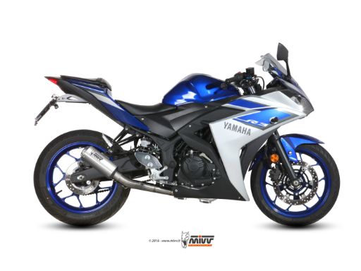 MIVV X.YA.0008 YAMAHA YZF R3 / MT-03 (2015 - ) Full System Exhaust "Full System" (Stainless Steel; not approved) – Accessories in the 2WheelsHero Motorcycle Aftermarket Accessories and Parts Online Shop