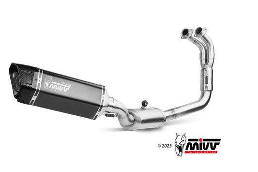 MIVV Y.071 YAMAHA R7 (2022 -) Full System Exhaust "SR-1" (Black Titanium; approved) – Accessories in the 2WheelsHero Motorcycle Aftermarket Accessories and Parts Online Shop