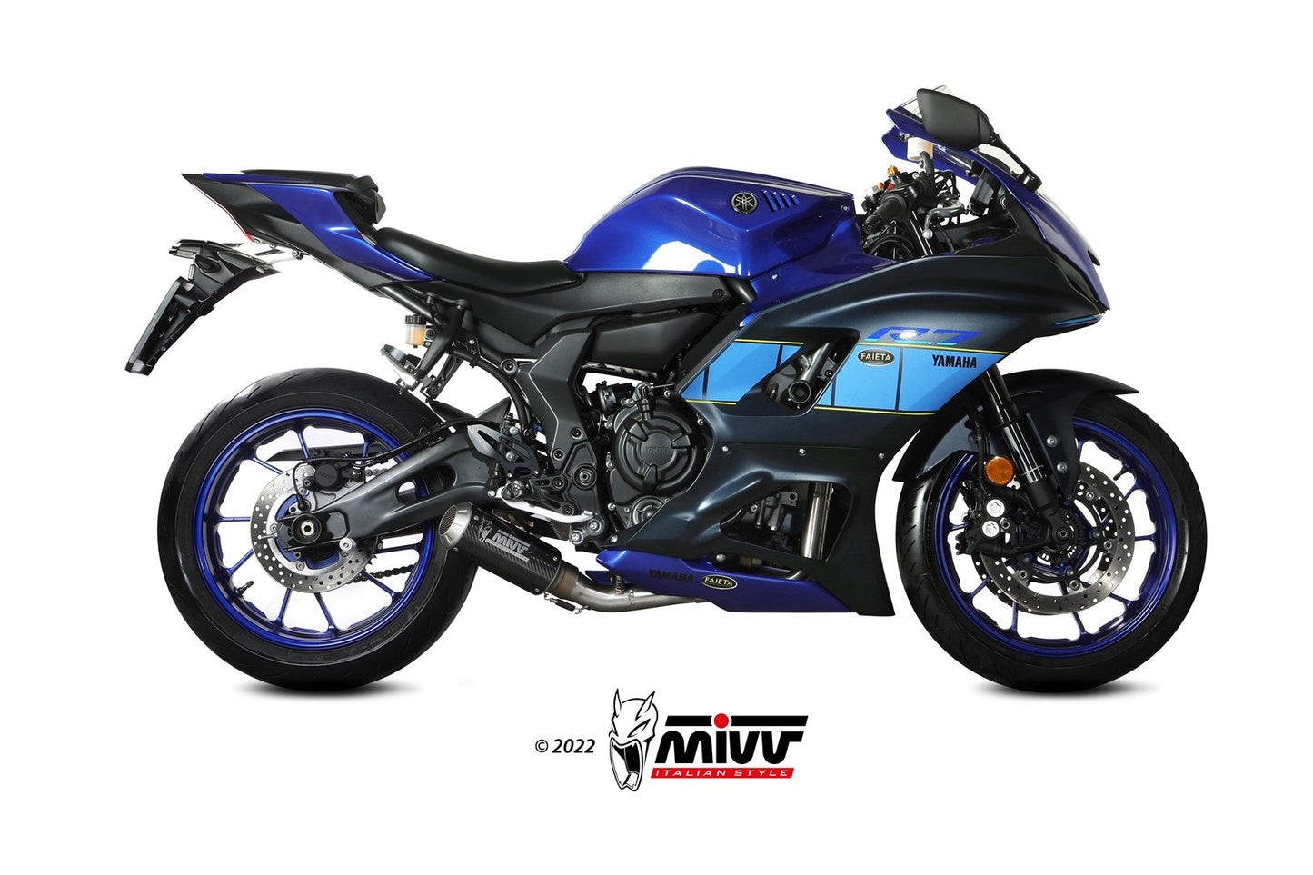 MIVV Y.072 YAMAHA R7 (2022 -) Full System Exhaust "MK3" (Carbon; approved) – Accessories in the 2WheelsHero Motorcycle Aftermarket Accessories and Parts Online Shop