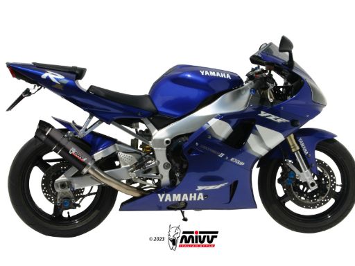 MIVV Y.001 YAMAHA YZF 1000 R1 (1998 - 2001) Slip-on Exhaust "GP" (Carbon + Carbon Cap; approved) – Accessories in the 2WheelsHero Motorcycle Aftermarket Accessories and Parts Online Shop