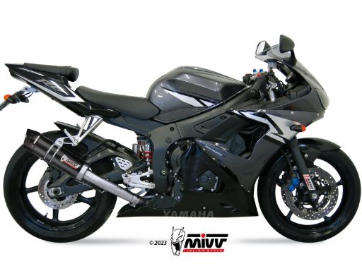 MIVV Y.013 YAMAHA YZF 600 R6 (2003 - 2005) SLIP-ON Exhaust "GP" (carbon + Carbon Cap ; approved) – Accessories in the 2WheelsHero Motorcycle Aftermarket Accessories and Parts Online Shop