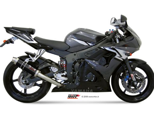 MIVV Y.013 YAMAHA YZF 600 R6 (2003 - 2005) SLIP-ON Exhaust "GP" (Black; approved) – Accessories in the 2WheelsHero Motorcycle Aftermarket Accessories and Parts Online Shop