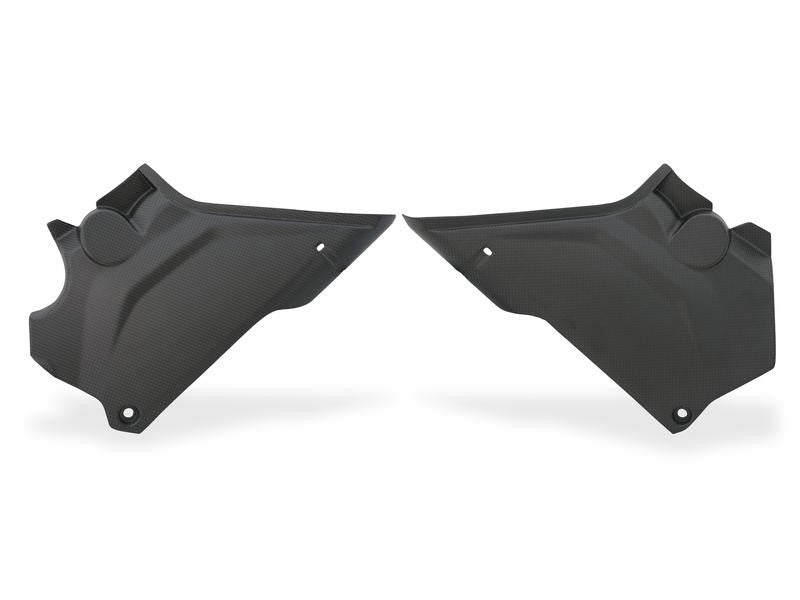 ZA246 - CNC RACING Ducati DesertX (2022+) Carbon Frame Side Upper Covers – Accessories in the Factory Racing Motorcycle Aftermarket Accessories and Parts Online Shop