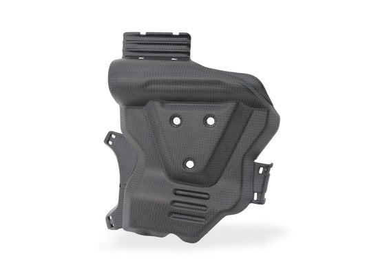 ZA273 - CNC RACING Ducati Hypermotard 698 Mono (2024+) Carbon Engine Cover (left side) – Accessories in the Factory Racing Motorcycle Aftermarket Accessories and Parts Online Shop