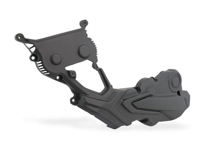 ZA332 - CNC RACING Ducati Monster (2021+) Carbon Belt Cover Horizontal Cylinder – Accessories in the Factory Racing Motorcycle Aftermarket Accessories and Parts Online Shop