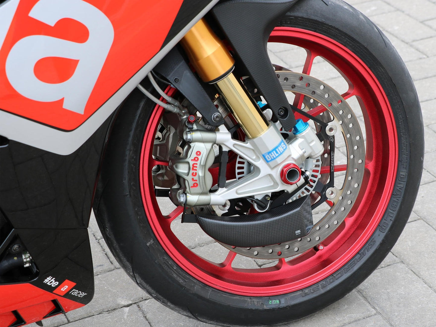 ZA701 - CNC RACING Ducati Streetfighter 1098 Carbon Front Brake Cooling System "GP Ducts" – Accessories in the Factory Racing Motorcycle Aftermarket Accessories and Parts Online Shop