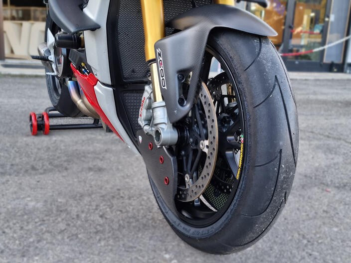 CNC RACING ZA750PR Ducati Streetfighter / Panigale V2 / V4 Carbon Front Brake Cooling System (Pramac Edition) – Accessories in the Factory Racing Motorcycle Aftermarket Accessories and Parts Online Shop