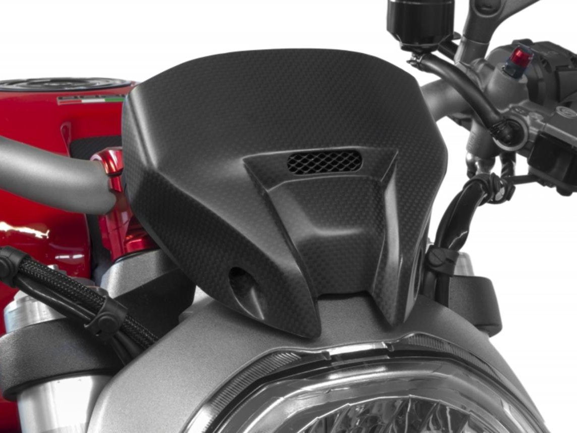 ZA968 - CNC RACING Ducati Monster 1200/821 Carbon Headlight Fairing – Accessories in the Factory Racing Motorcycle Aftermarket Accessories and Parts Online Shop