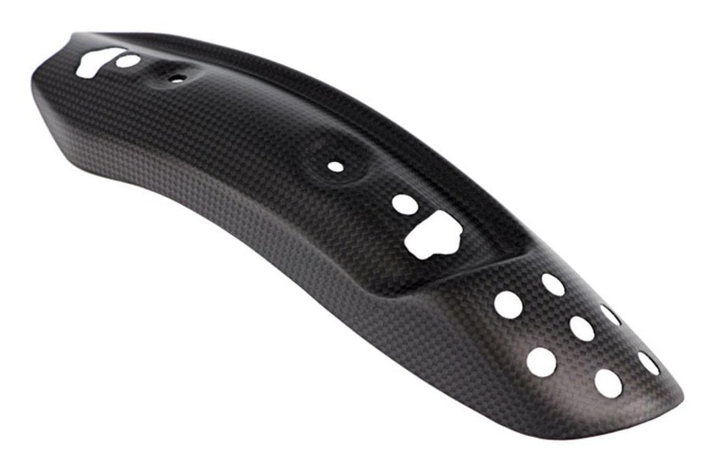 ZA976 - CNC RACING Ducati Monster 797 / Scrambler Carbon Exhaust Pipe Heat Guard Holder – Accessories in the Factory Racing Motorcycle Aftermarket Accessories and Parts Online Shop