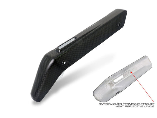 ZA994 - CNC RACING Ducati Multistrada V4 (2021+) Carbon Exhaust Silencer Heat Guard – Accessories in the Factory Racing Motorcycle Aftermarket Accessories and Parts Online Shop